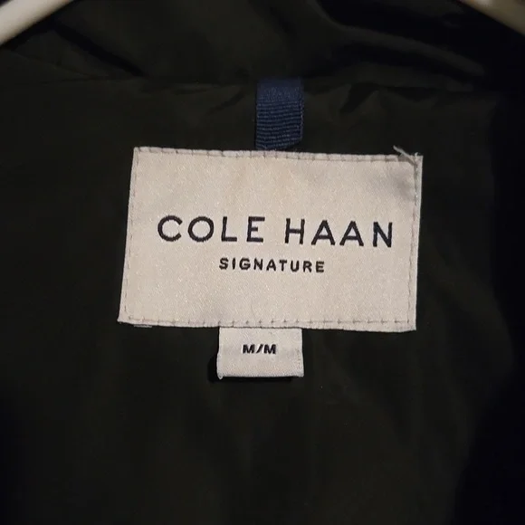 Cole Haan Black Medium Coat - Picture 3 of 5